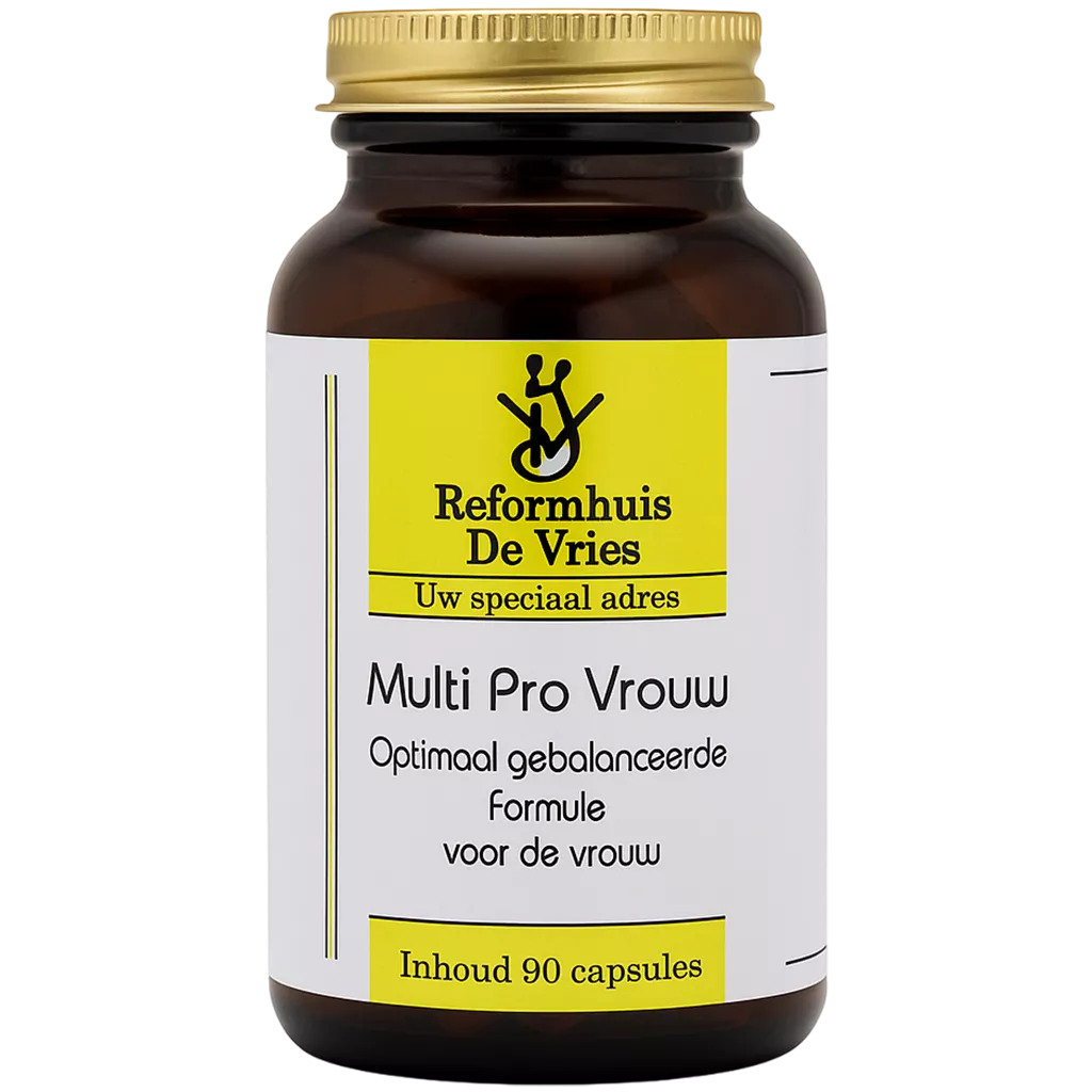 Multi pro vrouw – Ondersteuning bij hormonale balans, energie en menstruatie | 90 capsules