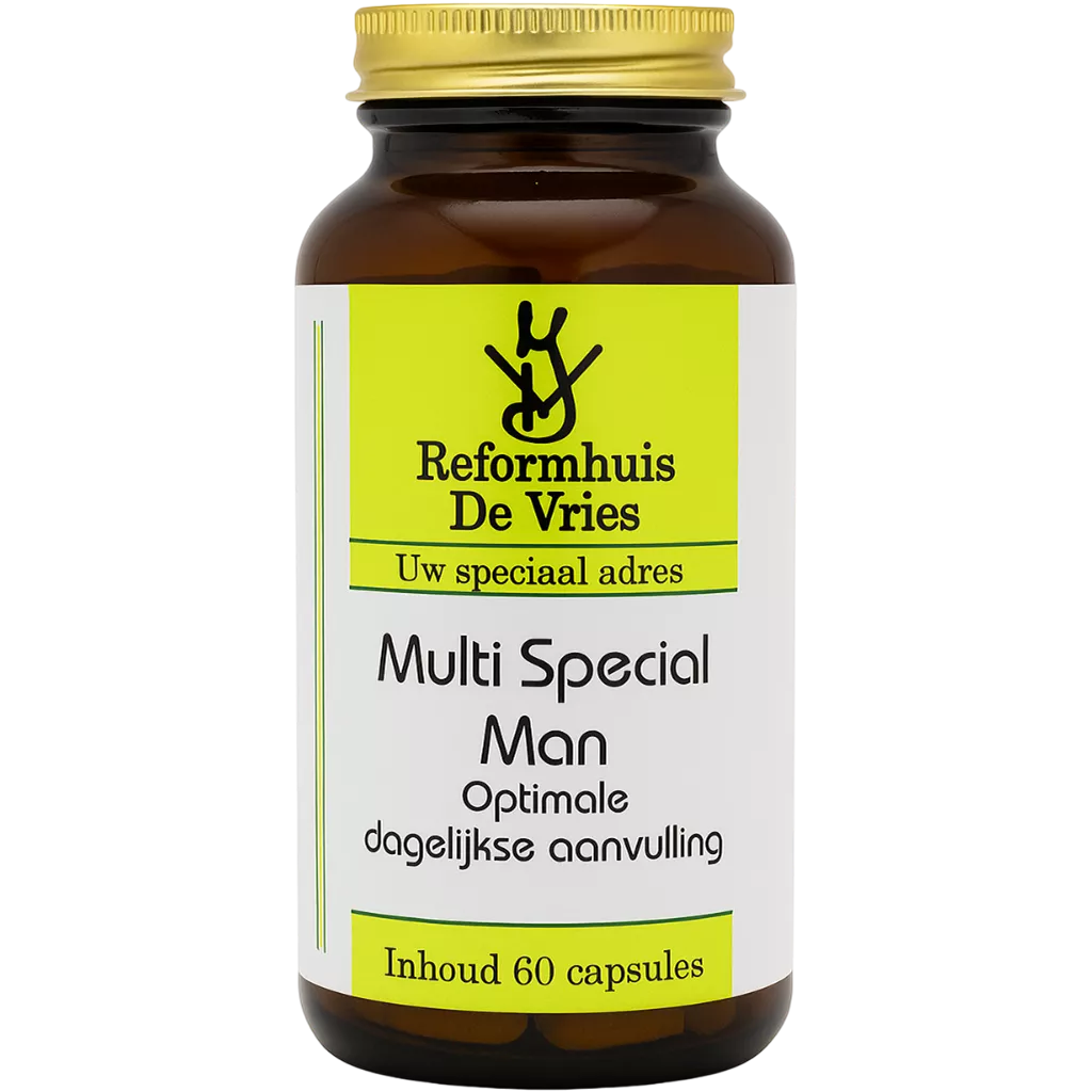 Multi Speciaal Man – Complete Multivitamine voor Mannen | 60 Capsules