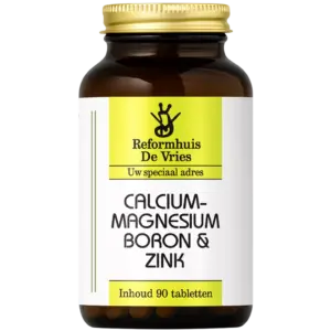 Calcium Magnesium Zink & Boron – Voor sterke botten | 90 tabletten