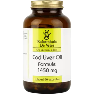 Cod Liver Oil – Ondersteuning voor hart, hersenen en weerstand | 90 capsules