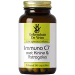 Immuno C7 – Immuuncomplex met Astragalus, Vlierbes, Echinacea & Ester-C® + Zink | Weerstand & Energie | 90 Capsules